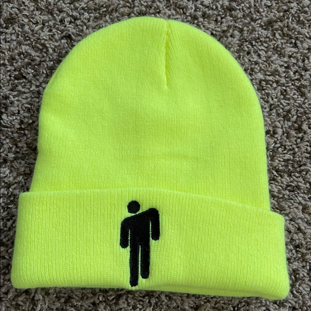 Billie Eilish Blohsh Neon Beanie